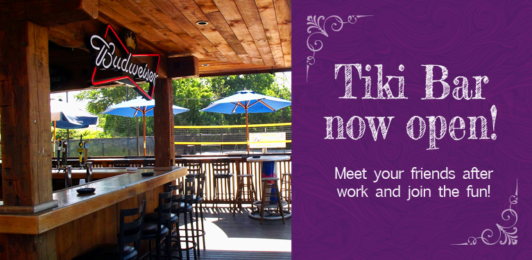 Tiki Bar now open!