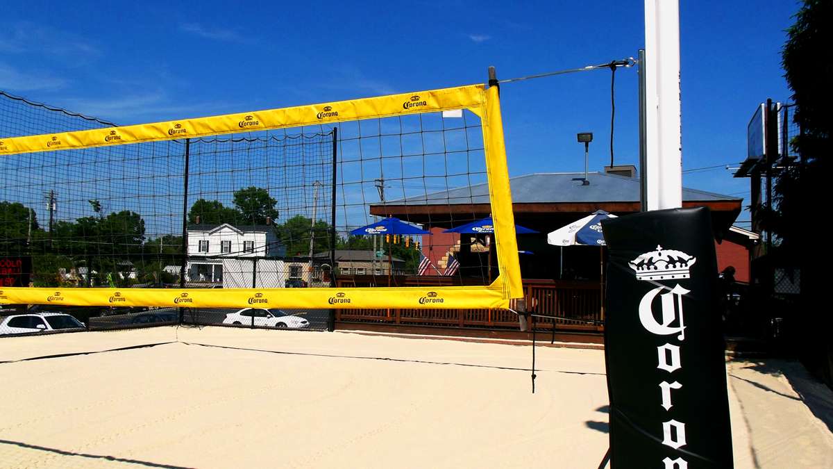 Knotty Pine Volleyball Court