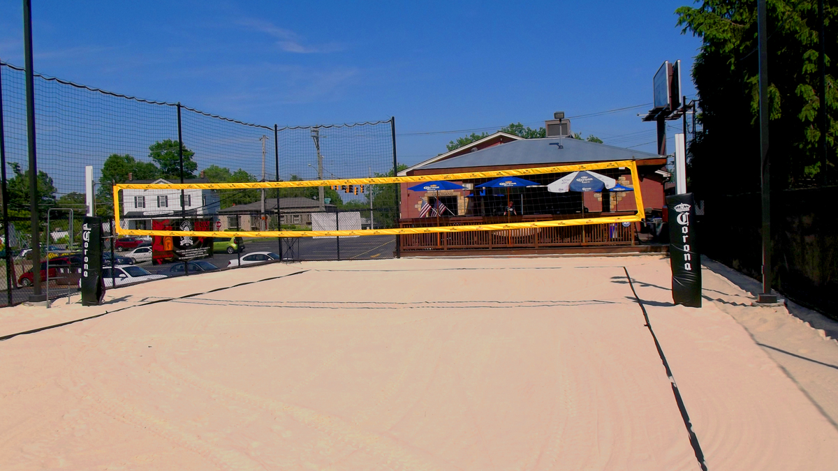 We have one of the nicest sand volleyball courts in town.